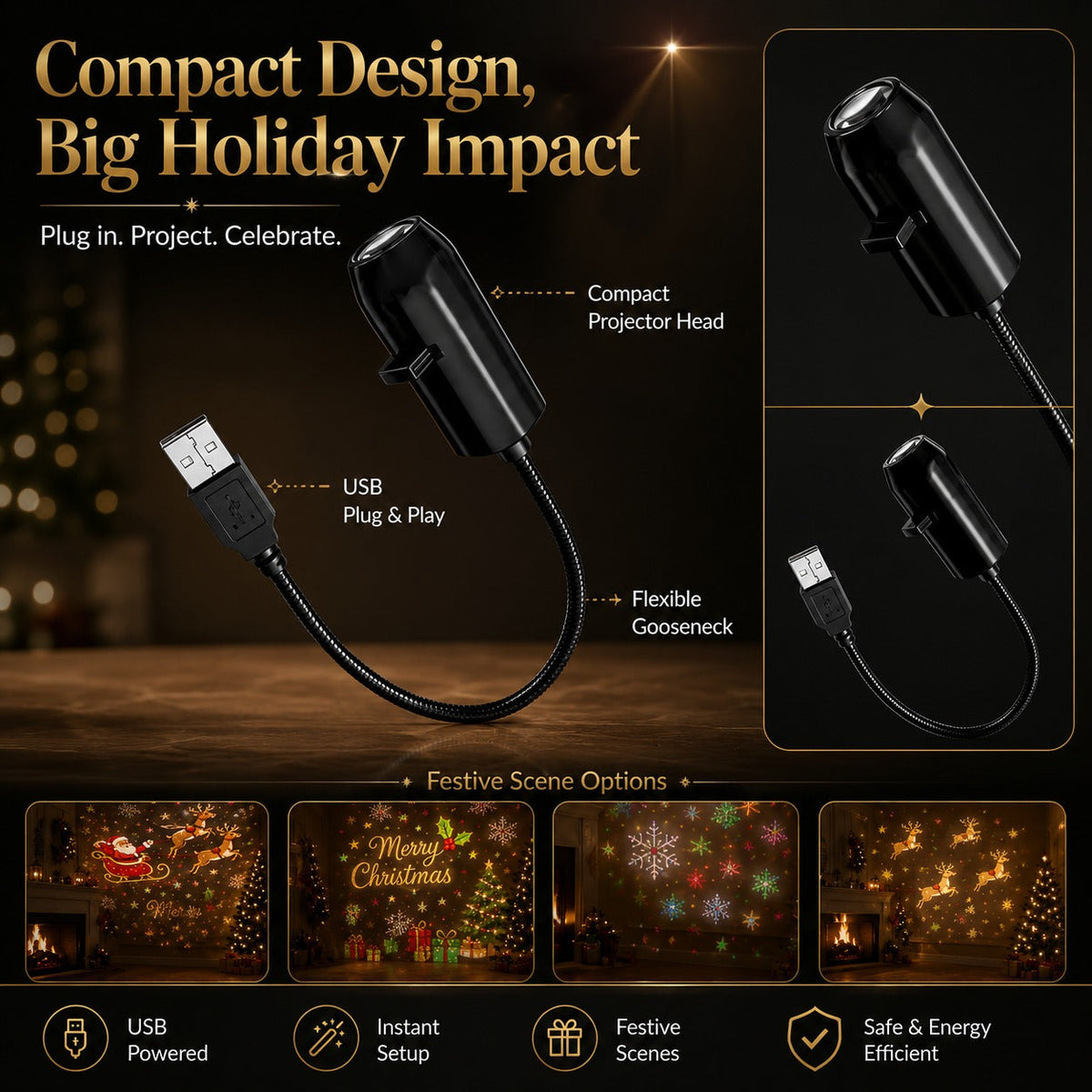 Plug-&-Play HD c – 6 or 10 Festive Scenes