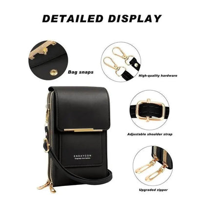 Last Day 50%OFF 🔥Simple And Elegant Women's Touchscreen Crossbody Phone Wallet