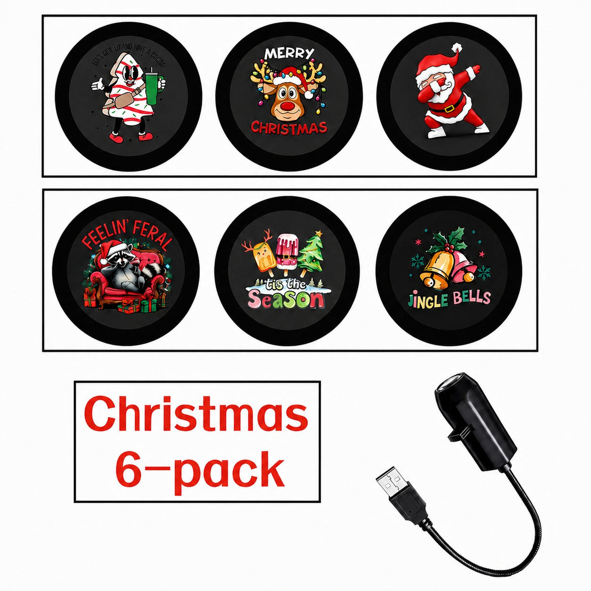 6 or 10 Festive Scenes