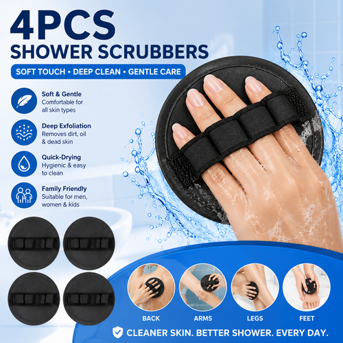 🔥 Last Day 3-Pack Deal – Only $6.66 Each 🔥 2026 New Deep-Clean Shower Scrubbers