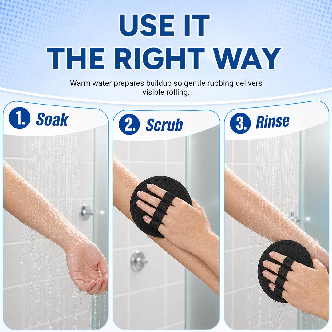 🔥 Last Day 3-Pack Deal – Only $6.66 Each 🔥 2026 New Deep-Clean Shower Scrubbers