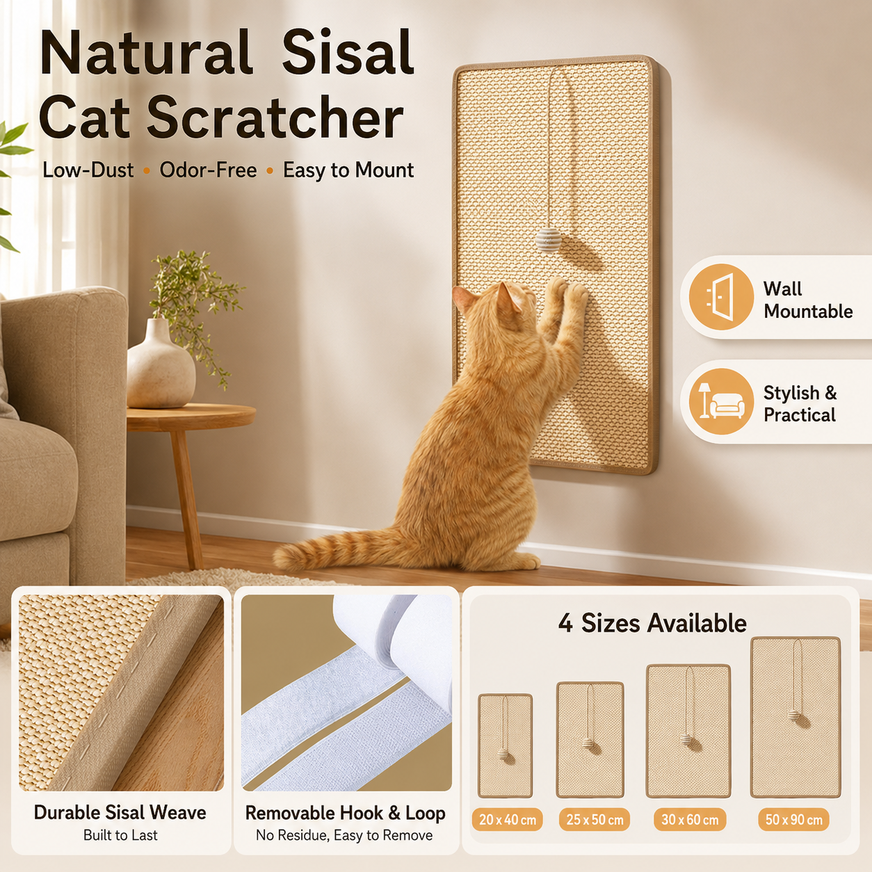 Sisal Mat Cat Scratcher