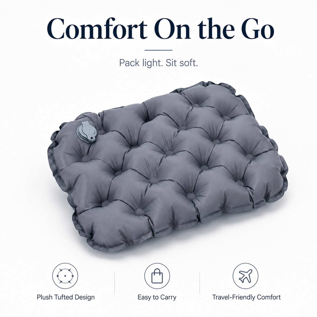 Inflatable Camping Seat Cushion