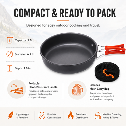Portable Camping Frying Pan