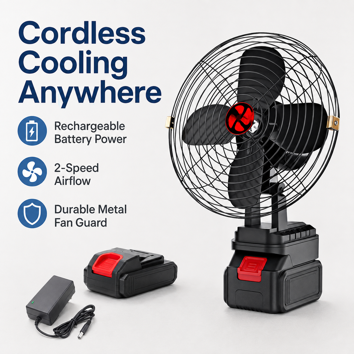 Rechargeable Camping Fan
