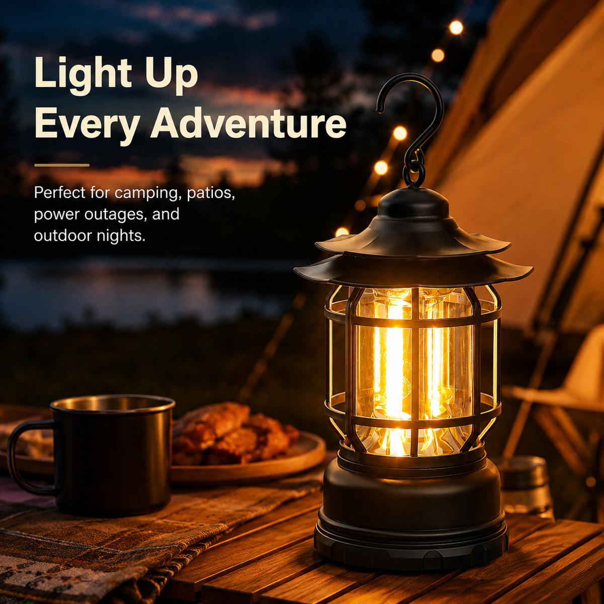 Vintage Camping Lantern