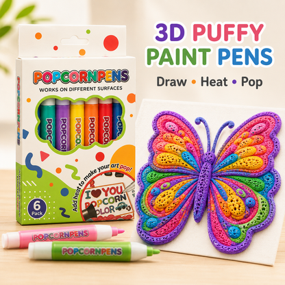 🔥 Last Chance — Buy 1 Get 1 FREE 🔥 3D Puffy Paint Pens – Turn Simple Drawings Into Raised, Touchable Art ✨