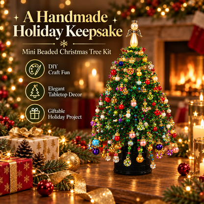 🎄DIY Beaded ChristmasTree Kit- 🎅Create Your OwnSparkling Holiday Decoration