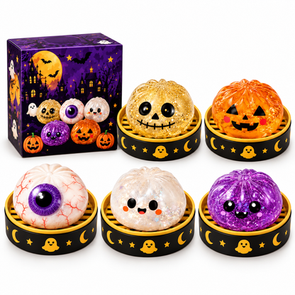 🔥Halloween Mystery Squishy Toys - 🎃Collect All 5 Spooky Designs!