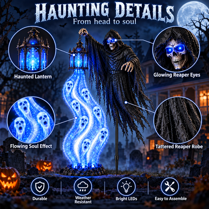 🔥 Limited Halloween Deal – Solar Reaper Soul Lantern Yard Display