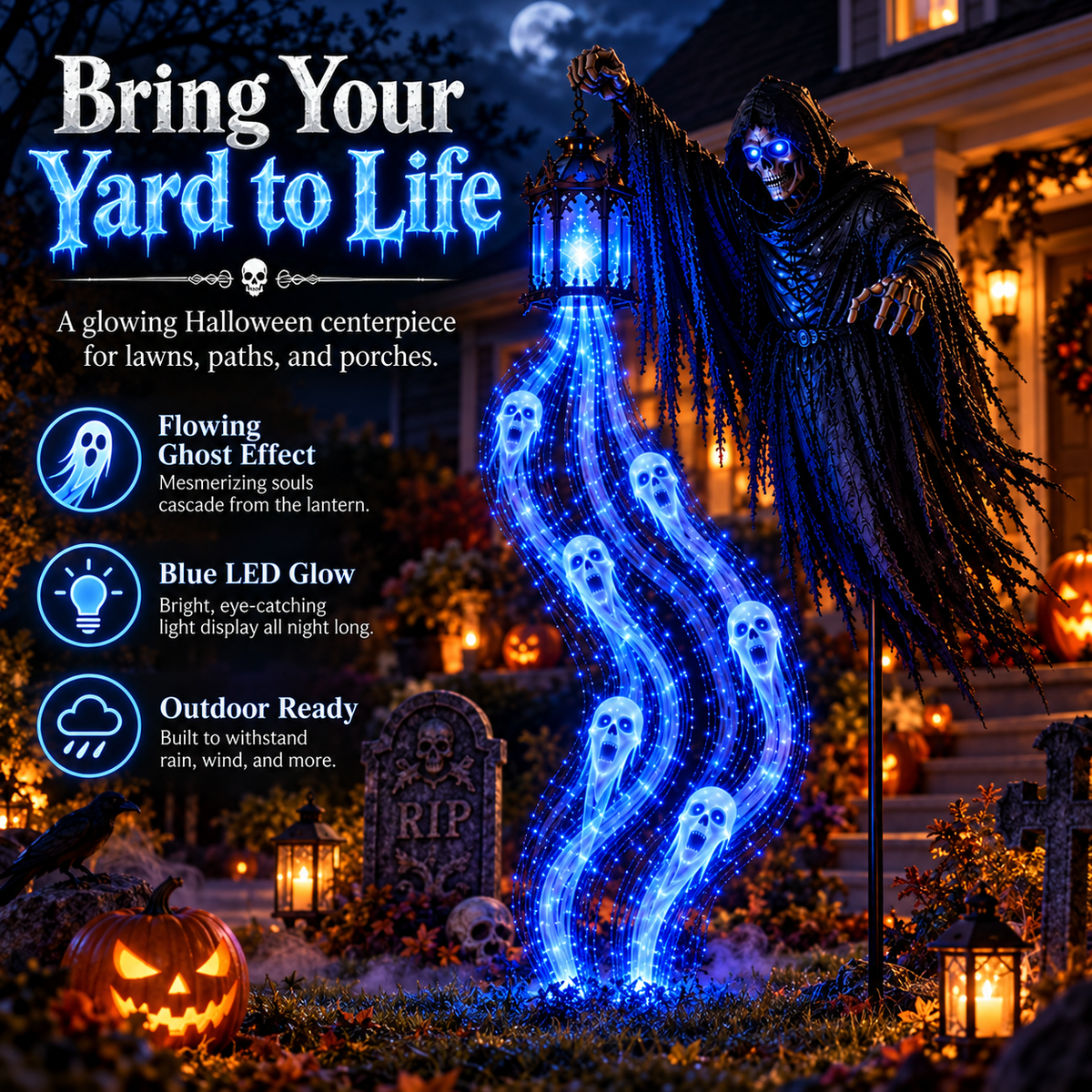 🔥 Limited Halloween Deal – Solar Reaper Soul Lantern Yard Display