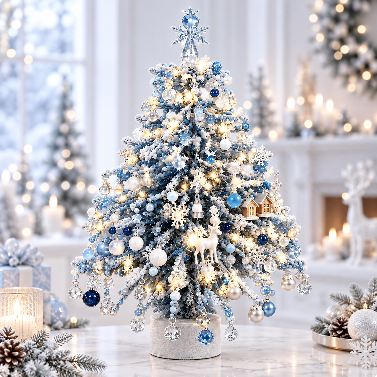 🎄DIY Beaded ChristmasTree Kit- Create Your OwnSparkling Holiday Decoration