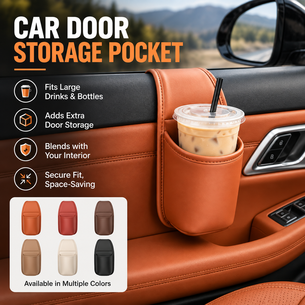🚗 Car Door Organizer Pocket — More Space,Less Clutter