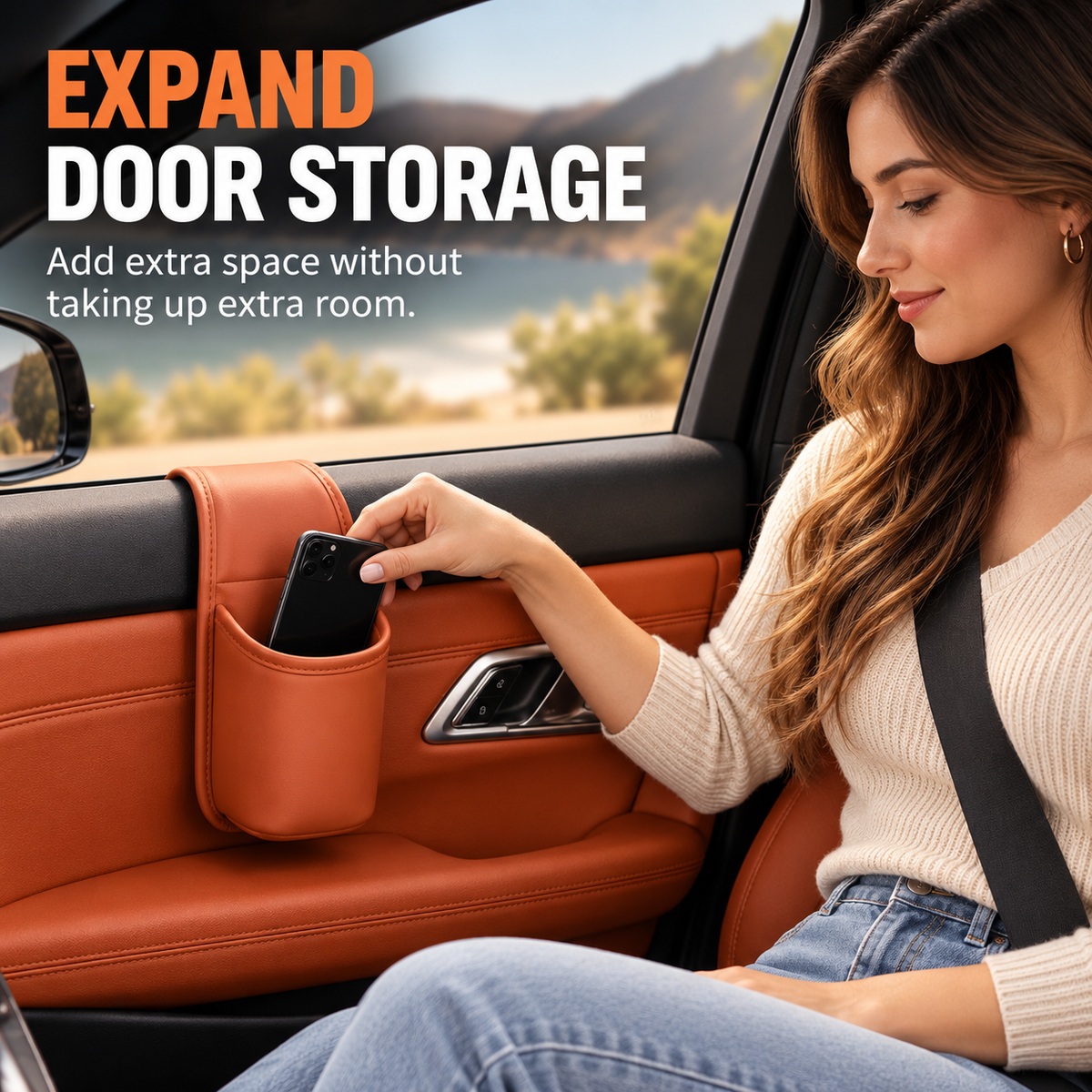 🚗 Car Door Organizer Pocket — More Space,Less Clutter