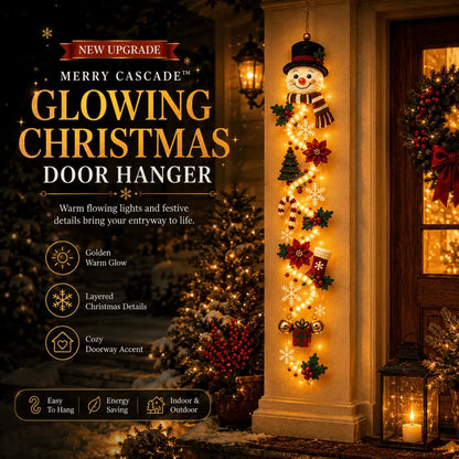 Glowing Christmas Door Hanger