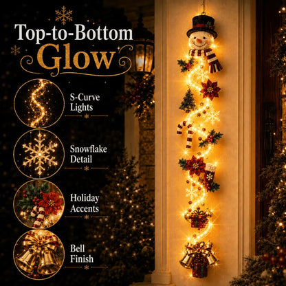 Glowing Christmas Door Hanger