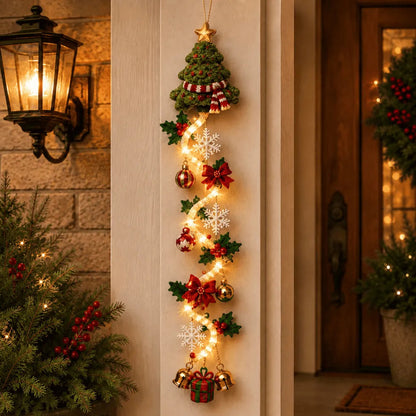 Glowing Christmas Door Hanger