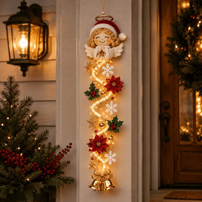 Glowing Christmas Door Hanger