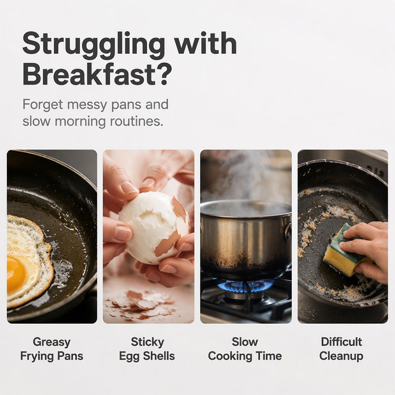 BUY 1 GET 1 FREE! Microwave Egg Poacher