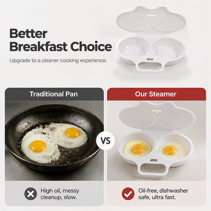 BUY 1 GET 1 FREE! Microwave Egg Poacher