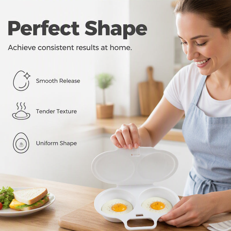 BUY 1 GET 1 FREE! Microwave Egg Poacher