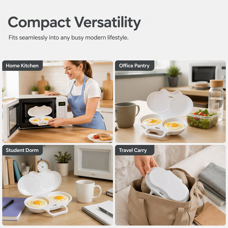BUY 1 GET 1 FREE! Microwave Egg Poacher